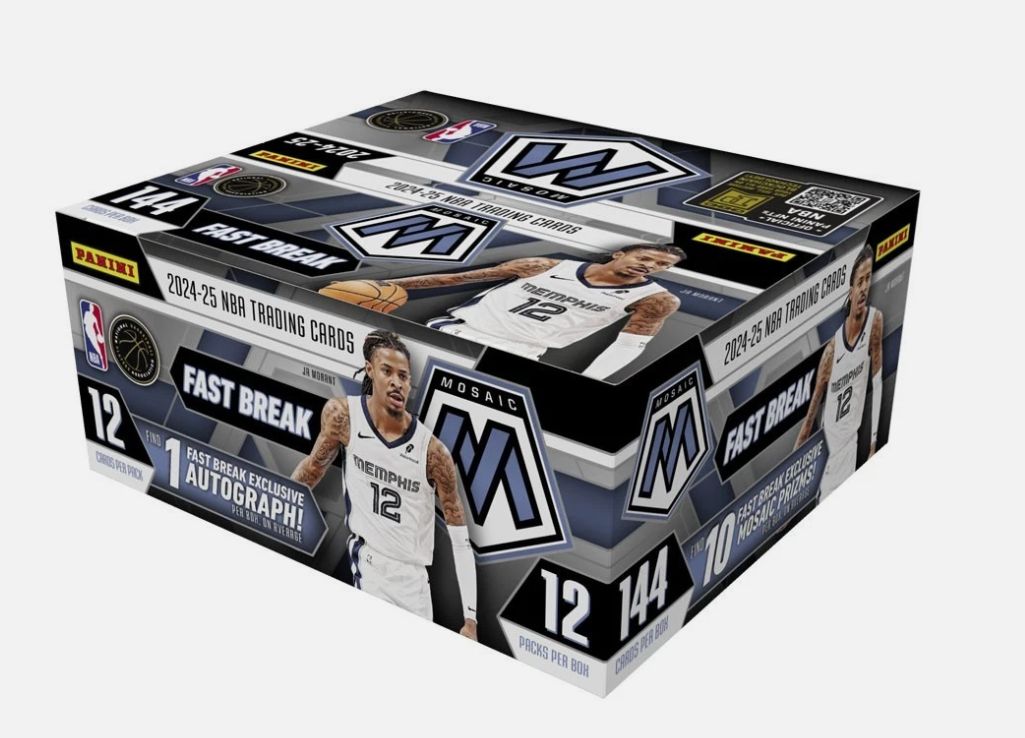 24-25 Panini Mosaic Fast Break Basketball Hobby Box