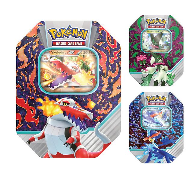 Pokemon TCG: Paldea Legends Tin Fall 2023