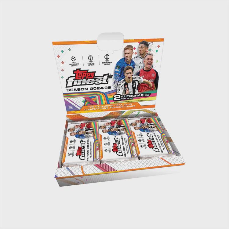 2024-25 Topps UEFA Club Competitions Finest Hobby Box