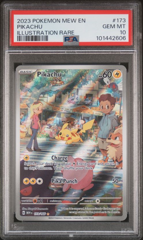 2023 Pokemon Mew En Pikachu Illustration Rare #173 PSA 10