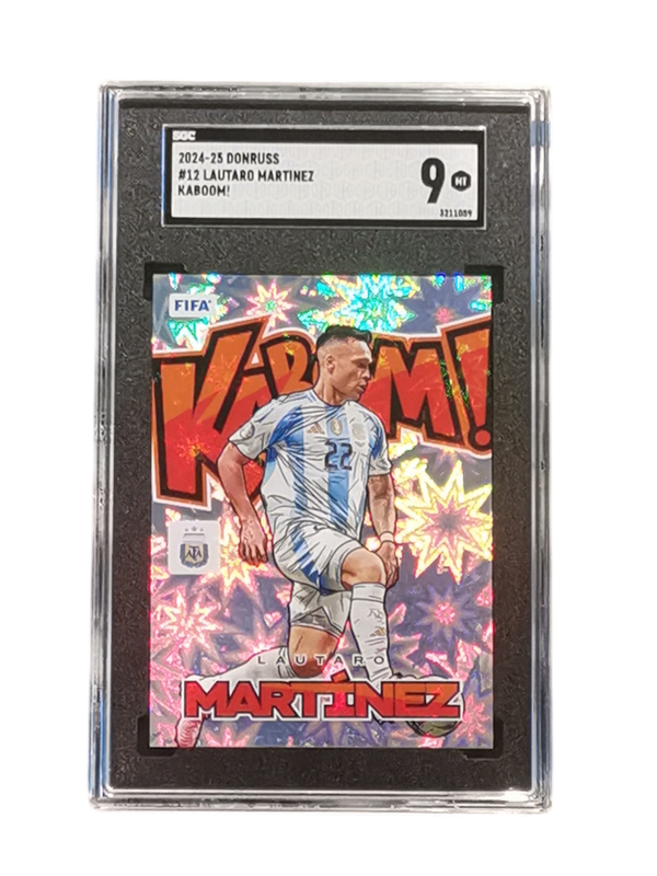 2024-25 Donruss #12 Lautaro Martinez Kaboom! SGC 9