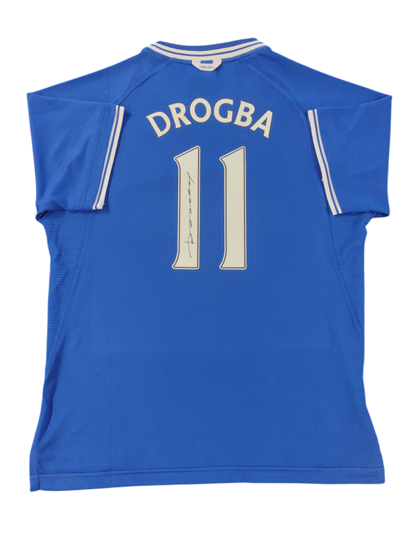 Didier Drogba Signed Chelsea 2000-01 Jersey