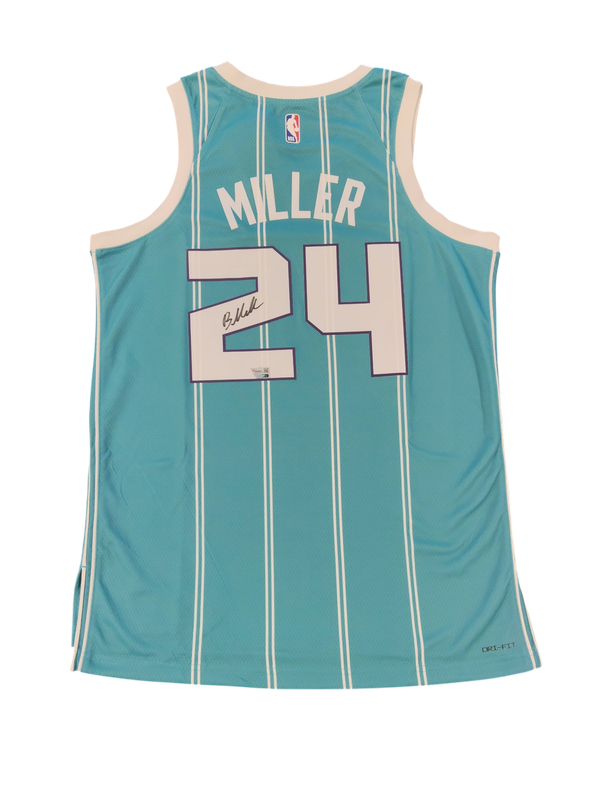 Brandon Miller Charlotte Hornets Autographed Teal Nike Swingman Jersey