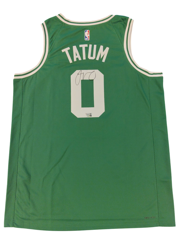 Jayson Tatum Boston Celtics Signed Green Nike 2022-2023 Icon Edition Swingman Jersey