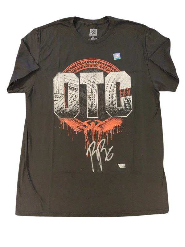 Roman Reigns WWE Autographed OTC T-Shirt