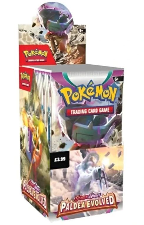 Pokemon Paldea Evolved Half Booster Box