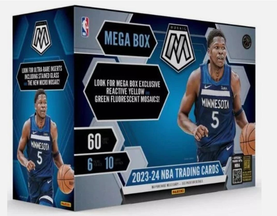 2023-24 Panini Mosaic Basketball Mega Box (Yellow &amp; Green Parallels)