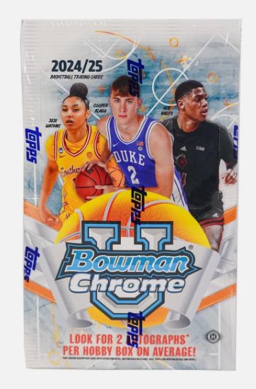 2024-25 Bowman University Chrome Basketball Hobby Box