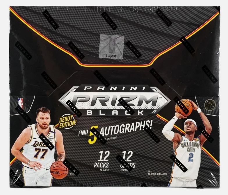 2024-25 Panini Prizm Black Basketball Hobby Box