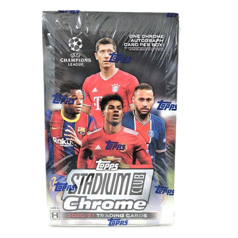 20-21 Topps UEFA Champions League Stadium Club Chrome  Soccer Hobby Box