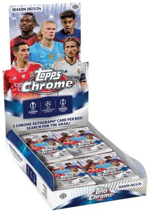 2023-24 Topps Chrome UEFA CC Hobby Box