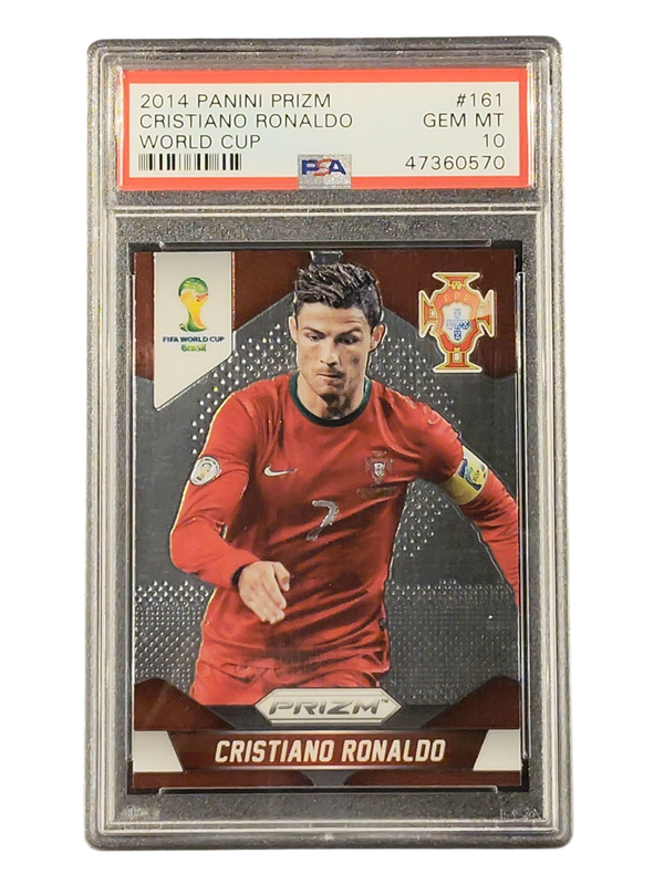 2014 Panini Prizm Cristiano Ronaldo World Cup #161 PSA 10