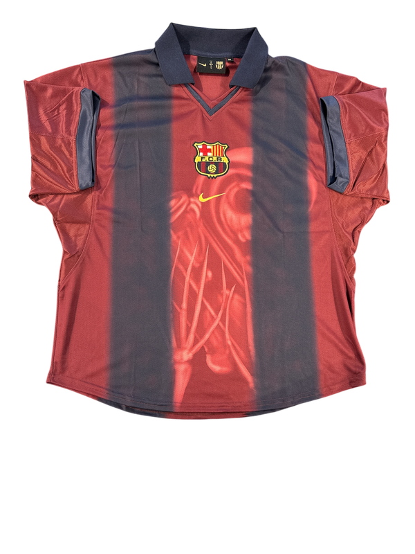 CJ x Nike x FC Barcelona Retro 2000/01 Home Skeleton Jersey