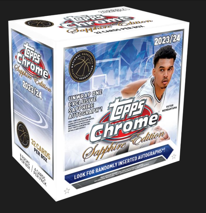 2023/24 Topps Chrome Basketball Sapphire Edition Box