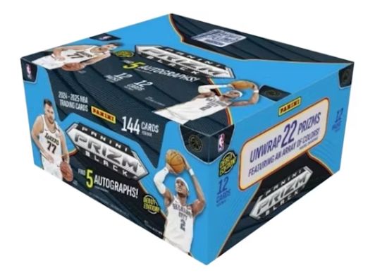 2024-25 Panini Prizm Black Basketball Hobby Box - 1st Off The Line (FOTL)