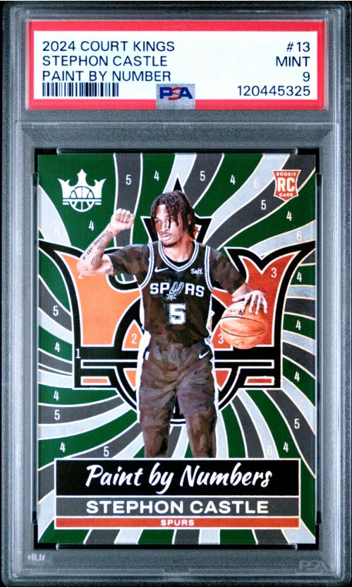 2024 Court Kings Stephon Castle Paint By Number #13 PSA 9