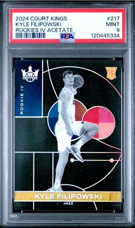 2024 Court Kings Kyle Filipowski Rookies IV Acetate #217 PSA 9
