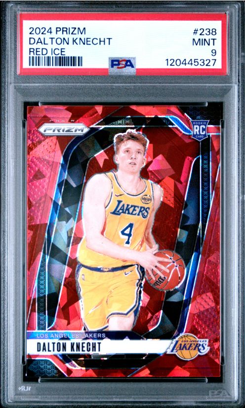 2024 Prizm Dalton Knecht Red Ice #238 PSA 9