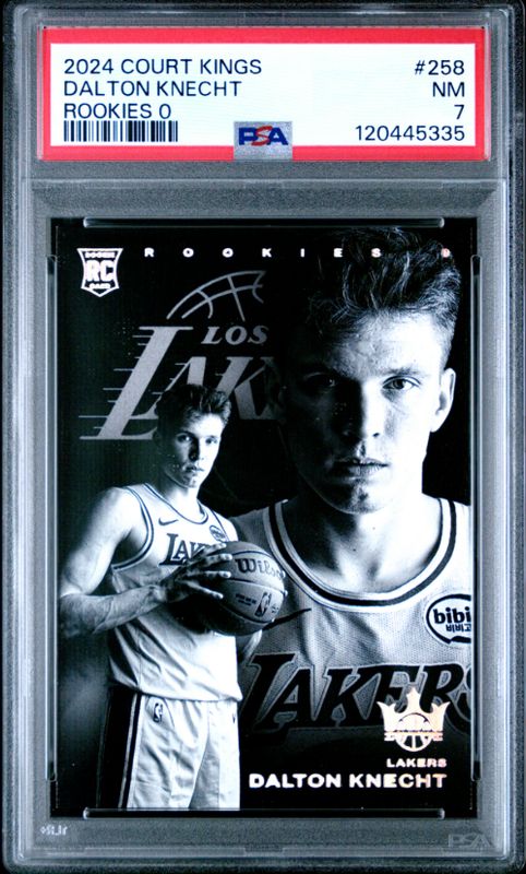 2024 Court Kings Dalton Knecht Rookies O #258 PSA 7