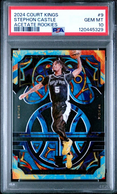 2024 Court Kings Stephon Castle Acetate Rookies #9 PSA 10