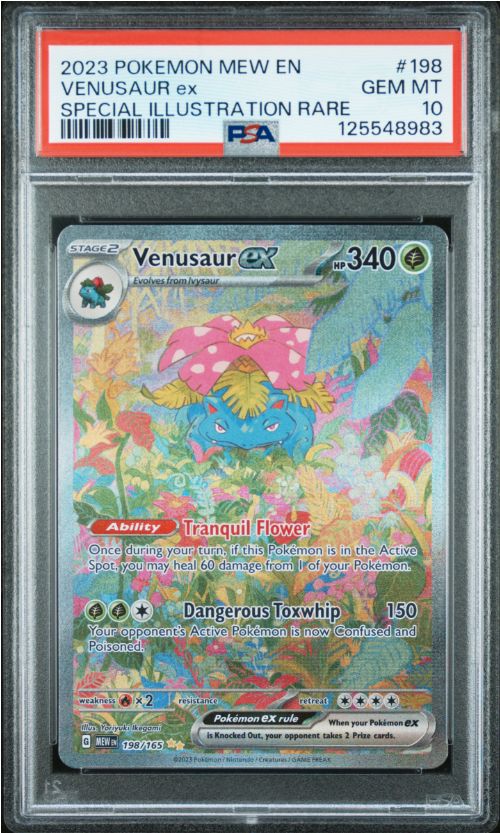2023 Pokemon Mew En Venusaur ex Special Illustation Rare #198 PSA 10