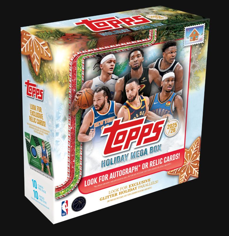 2025-26 Topps Holiday Basketball Mega Box
