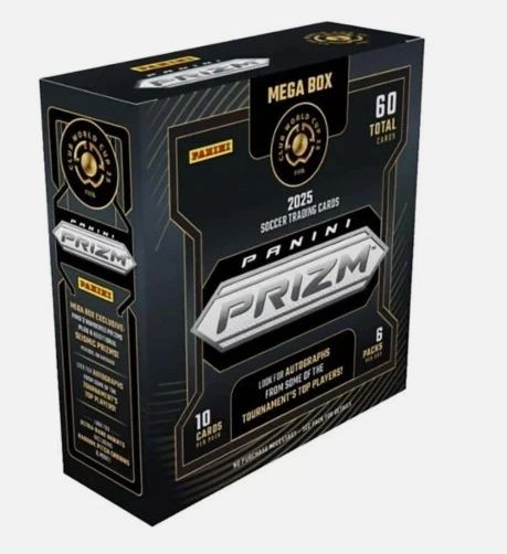 Panini 2025 Prizm FIFA Club World Cup Soccer Hobby Mega Box