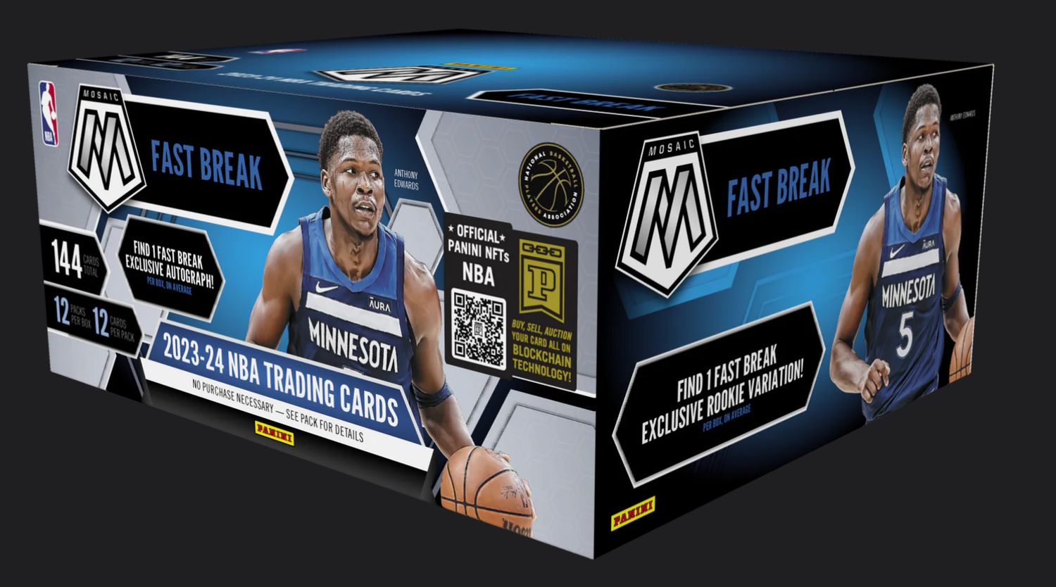 23-24 Panini Mosaic Fast Break Basketball Hobby Box