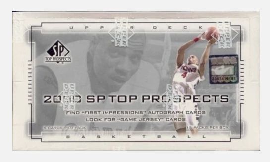 2000-01 Upper Deck SP Top Prospects Basketball Hobby Box