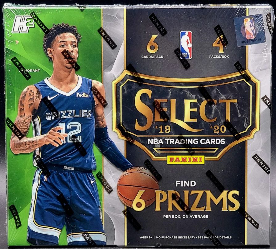2019-20 Panini Select Basketball Hobby Hybrid Box