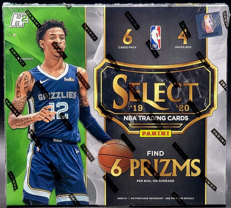 2019-20 Panini Select Basketball Hobby Hybrid Box