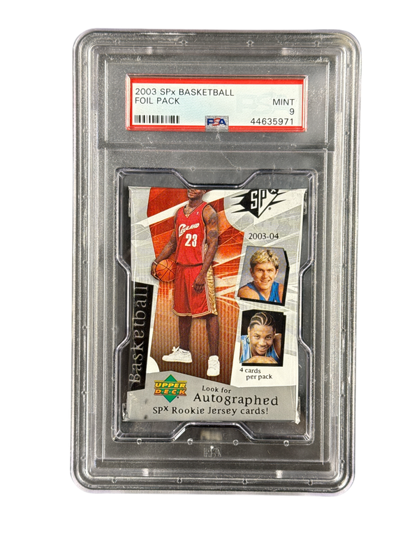 2003-04 Upper Deck SPx Basketball Hobby Pack - Graded 9 Mint