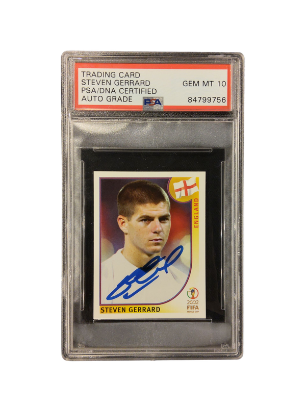 Trading Card Steven Gerrard PSA/DNA Certified PSA 10