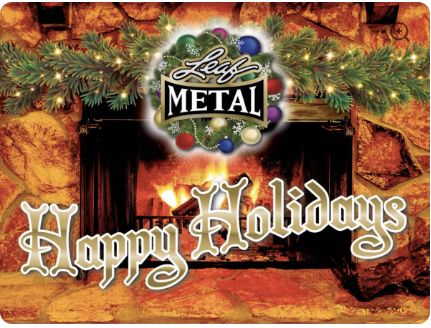2025 Leaf Metal Happy Holiday