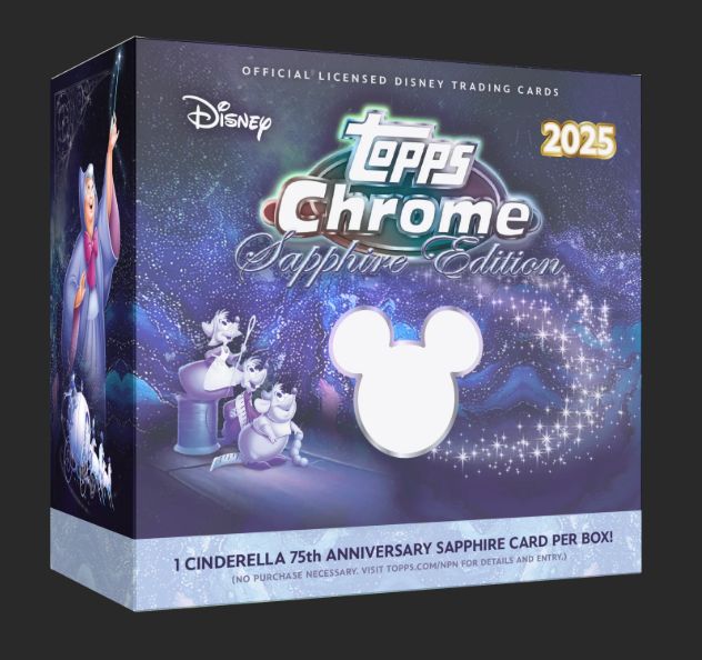 2025 Topps Chrome Disney Sapphire Edition