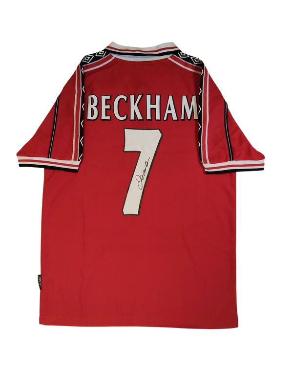 Signed David Beckham Manchester United Jersey
