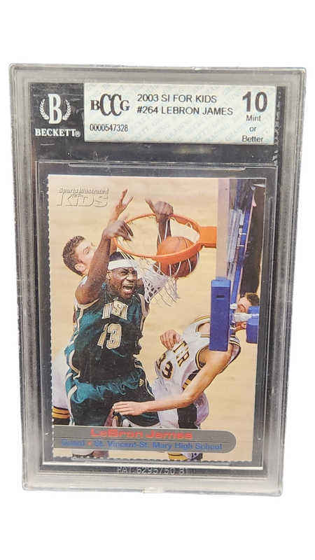 2003 Si For Kids #264 Lebron James Beckett 10