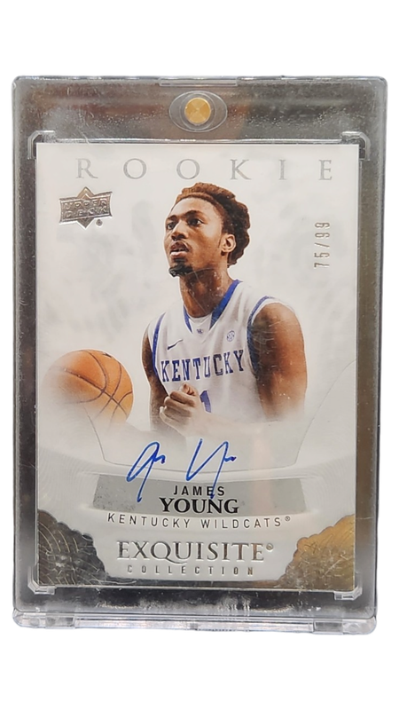 2013-14 UD Exquisite Coll. James Young Auto  R-JY 75/99