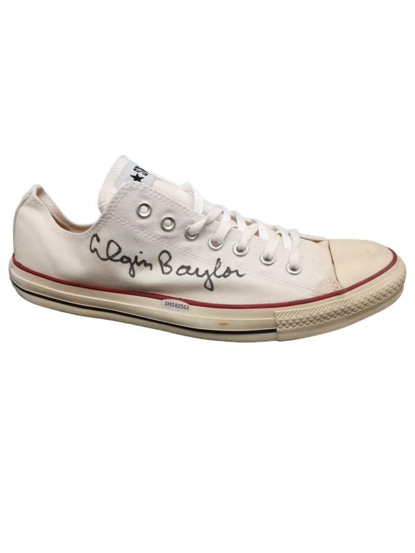 Elgyn Baylor Signed Converse