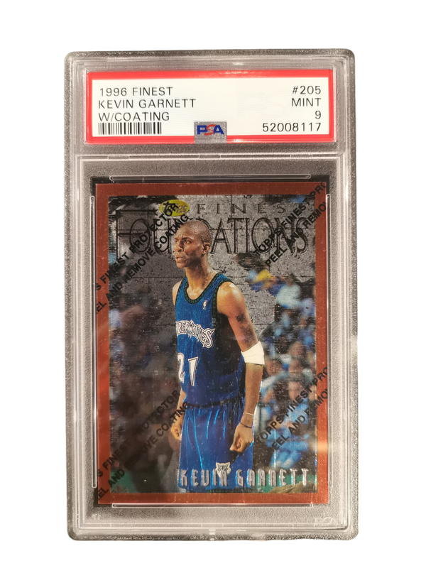 1996 Finest Kevin Garnett W/Coating #205