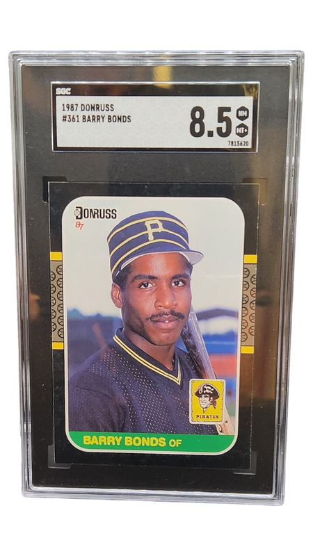 1987 Donruss Barry Bonds SGC 8.5