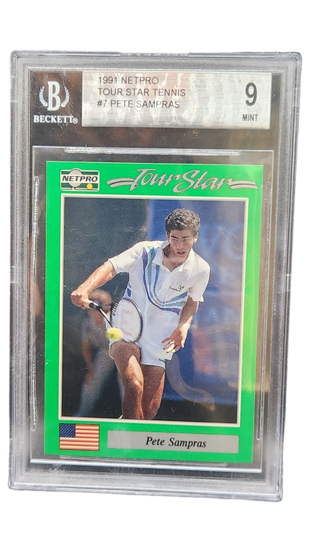 1991 Netpro Tour Star Tennis Pete Sampras Beckett 9