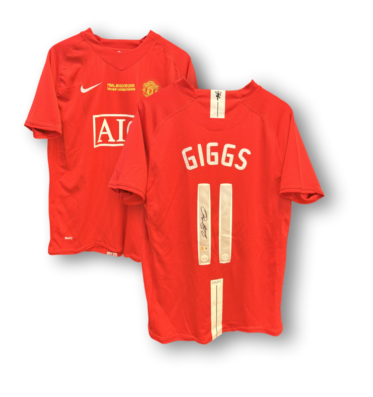 Ryan Giggs Signed Manchester United Jersey