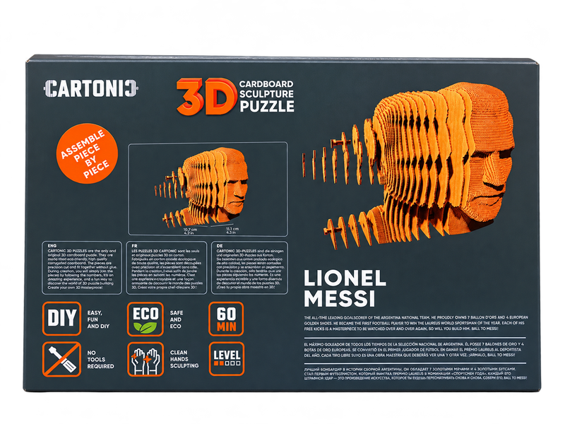 CARTONIC 3D Puzzle LIONEL MESSI