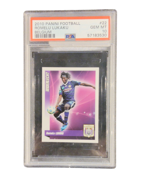 2010 Panini Football Romelu Lukaku Belgium #22 PSA 10