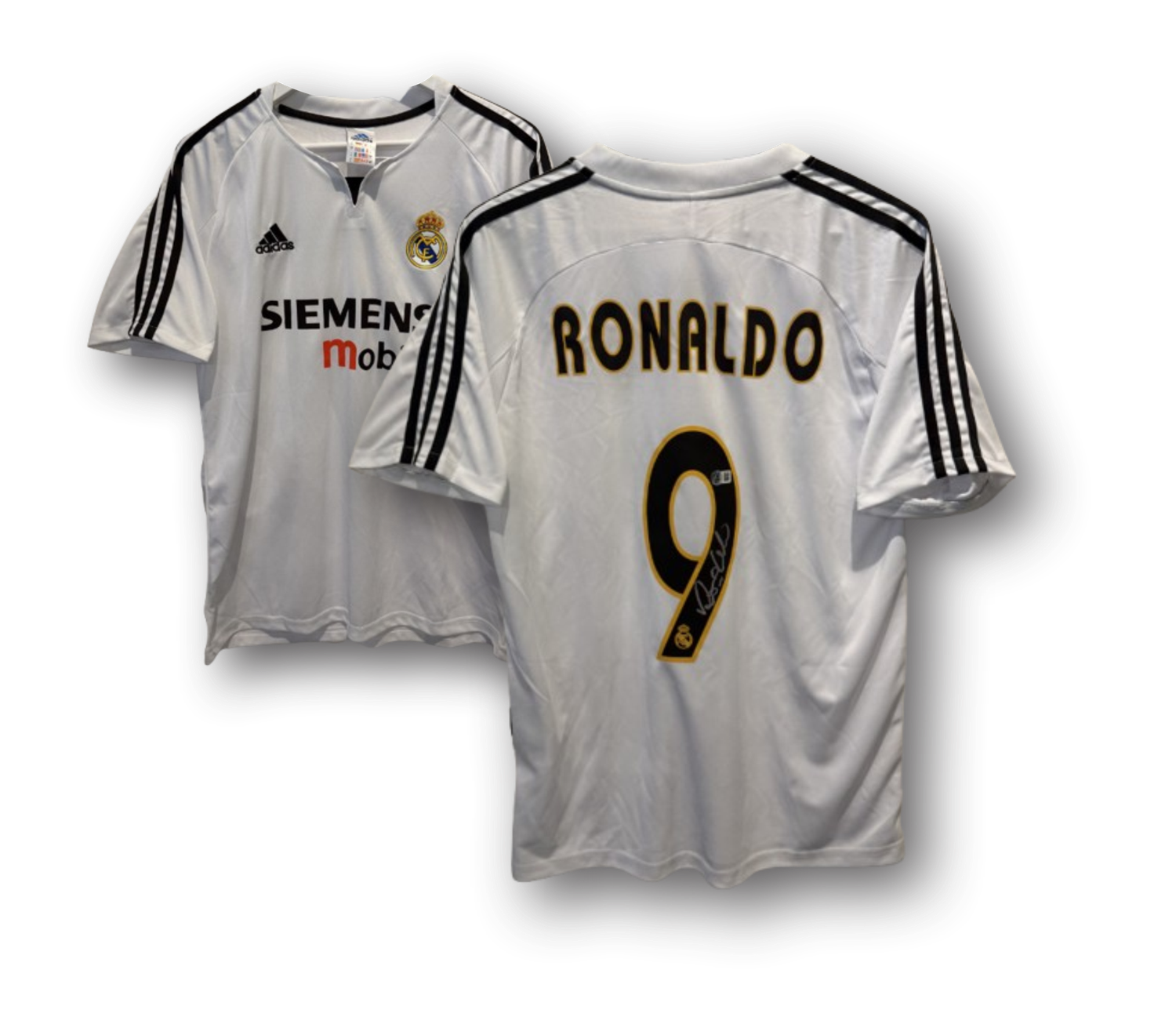Ronaldo Nazario Real Madrid Signed Jersey