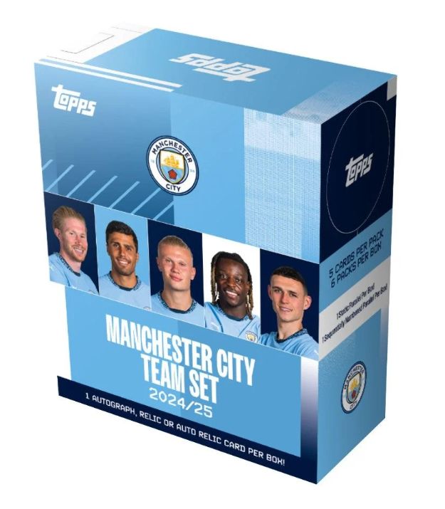 Topps Manchester City 25/26 Deck Box