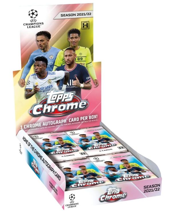 2021 / 2022 Topps Chrome UEFA Champions League Box