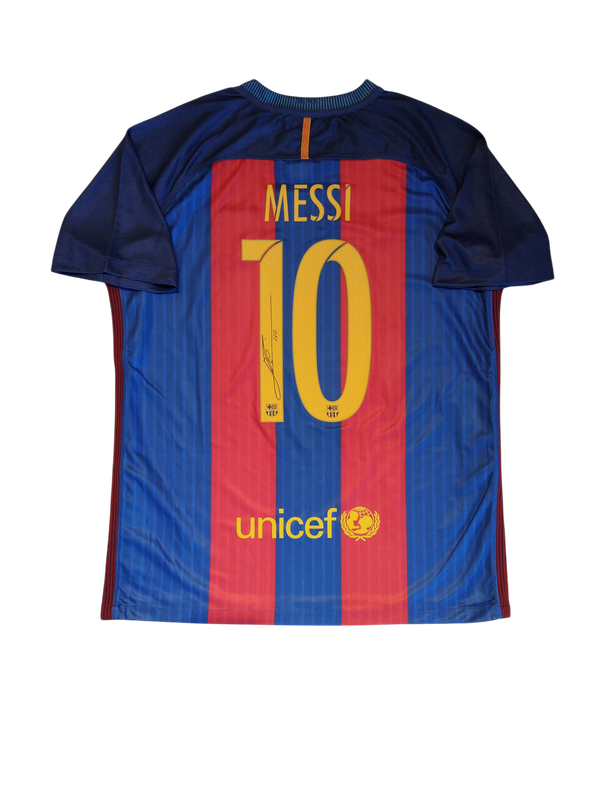 Signed Lionel Messi Barcelona 2016-17 Jersey