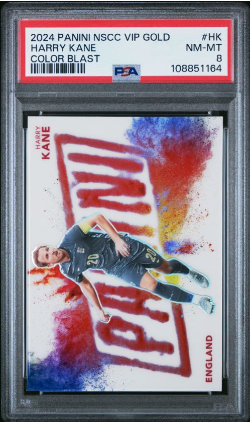 2024 Panini NSCC Vip Gold Harry Kane Color Blast #HK PSA 8